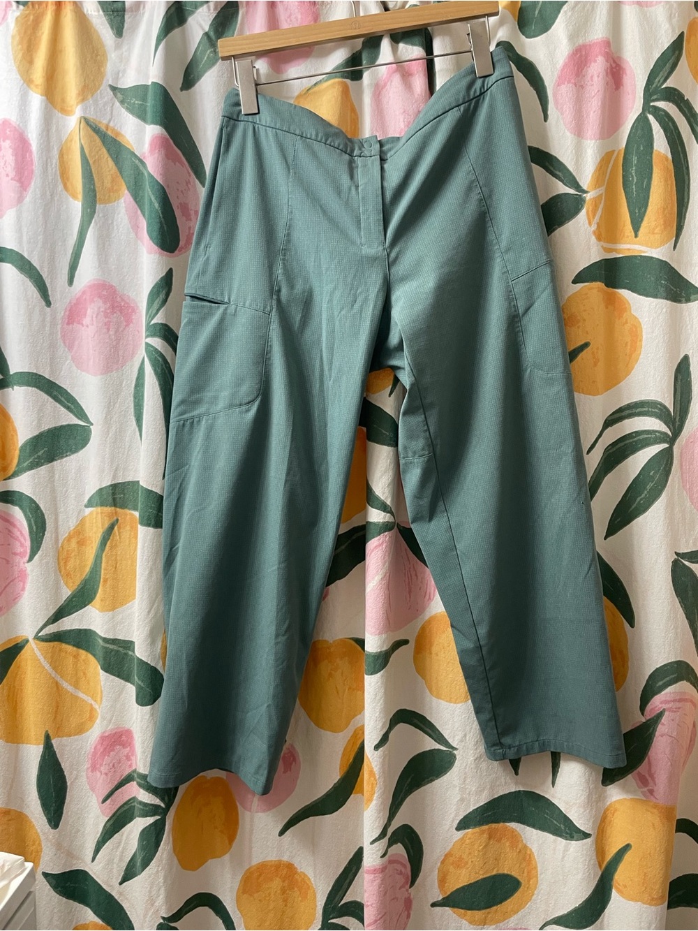 Lululemon Teal Wide Leg Utility Pants